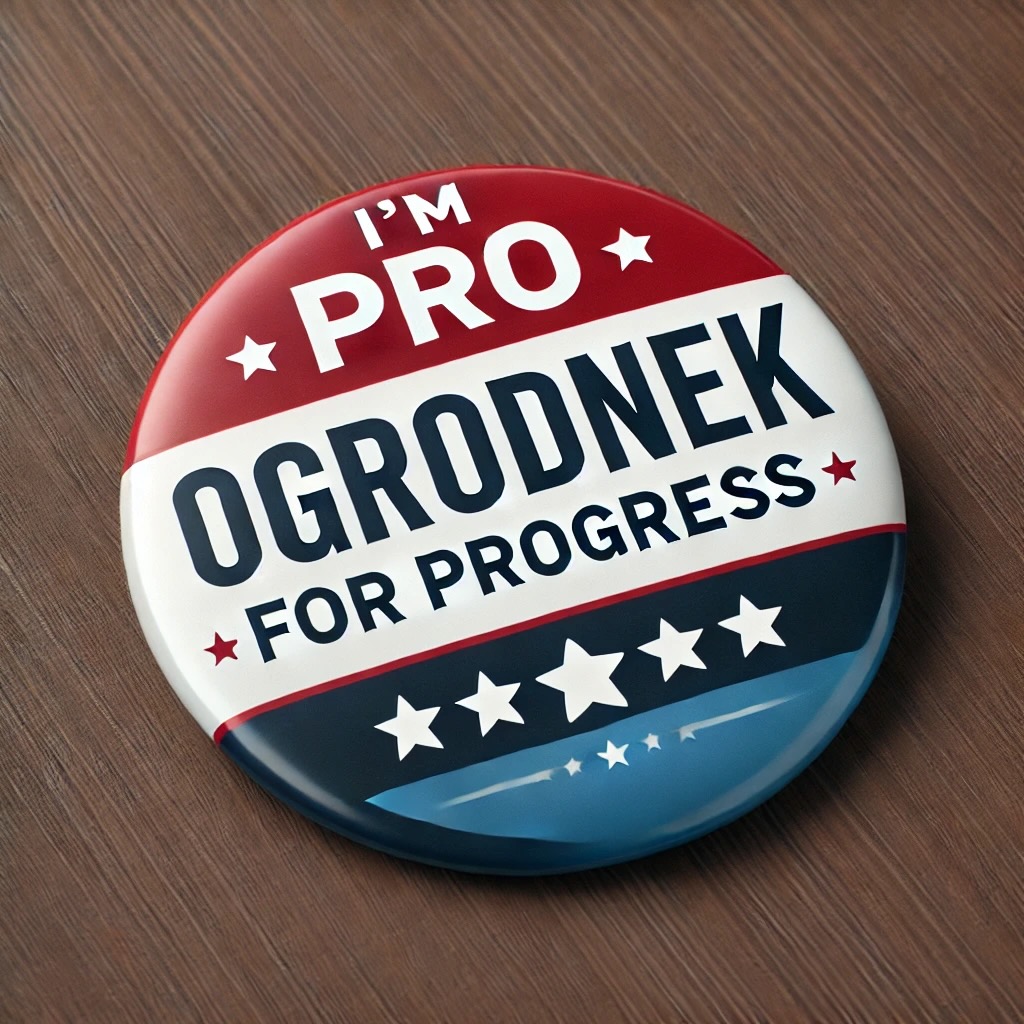 I'm Pro Ogrodnek for Progress